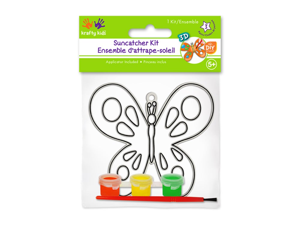 Krafty Kids DIY 3D Suncatcher Kit - Butterfly