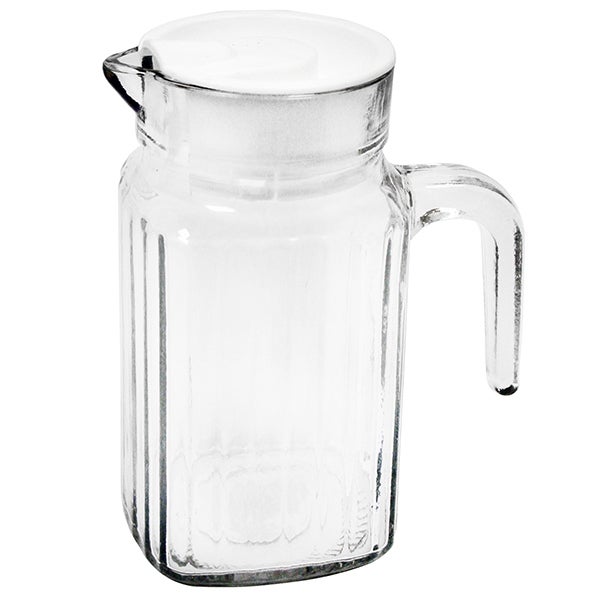 Glass Pitcher with Lid Modern Dollar Plus