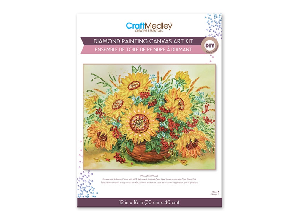 Craft Medley Diamond Painting Canvas Art Kits